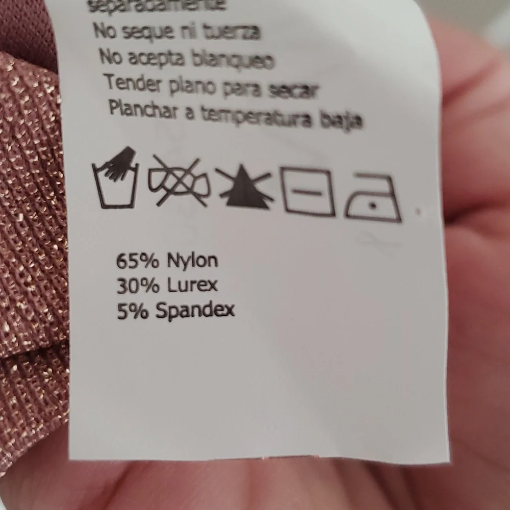 Revamped La Nuit- Pink Sparkled dress- Size M - Picture 5 of 5